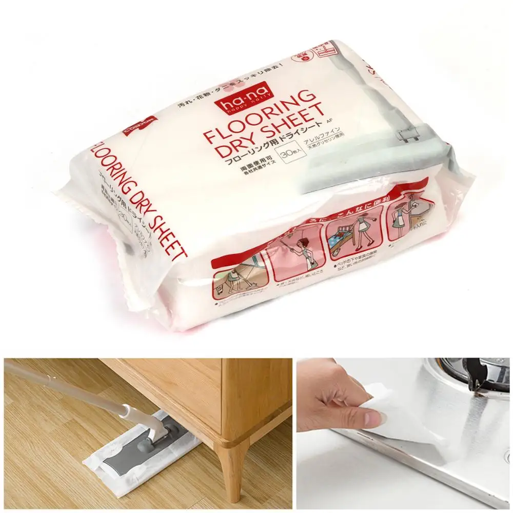 

Disposable Flooring Dry Sheet For Flooring Mop Electrostatic Cleaning Dry Floor Wipes Dryer Sheets