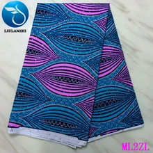 Воск liulanzhi африканская ткань хлопок воск ткани гарантированное качество Анкара настоящий воск с камнями для платья ML2ZL34-ML2ZL64
