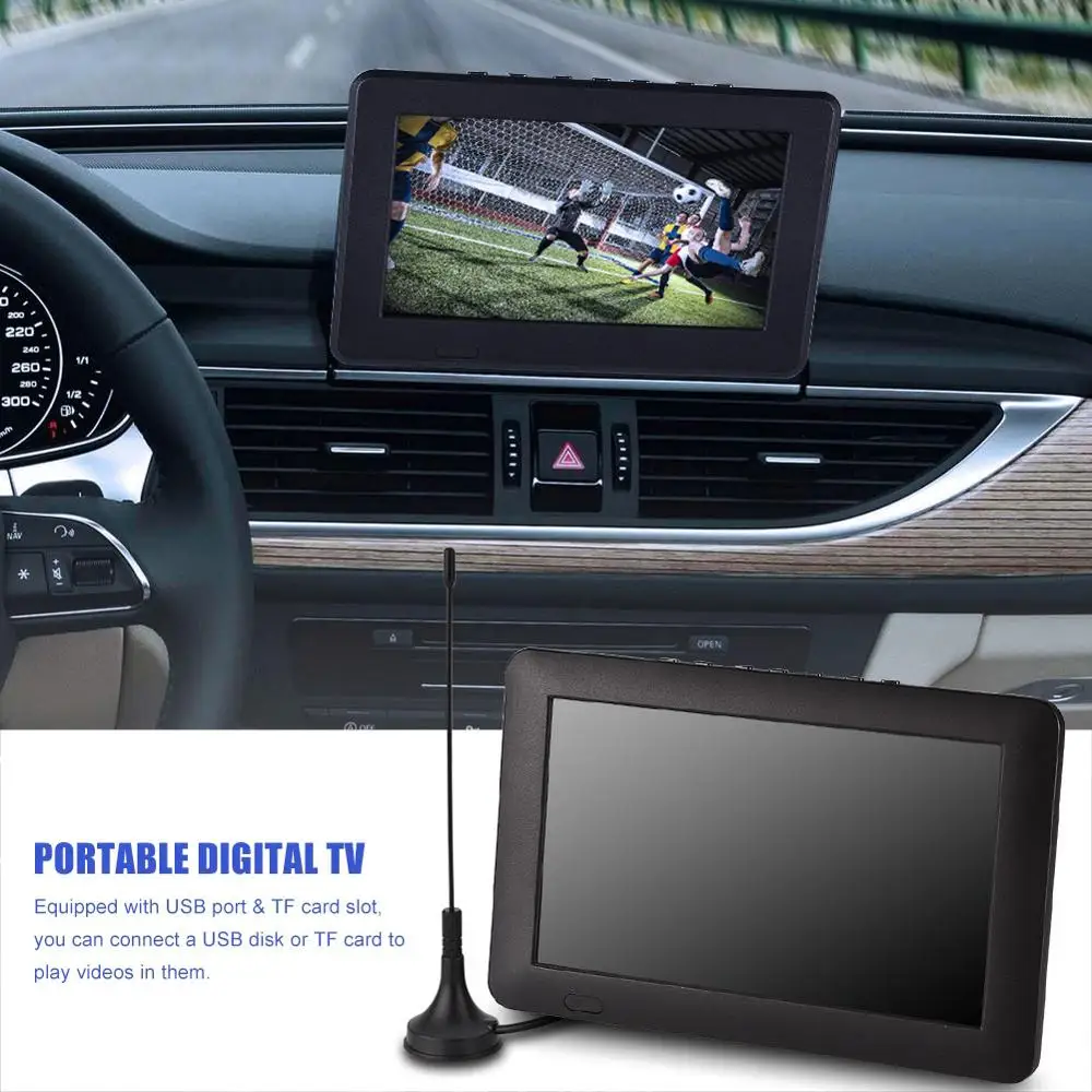 LEADSTAR портативный ATSC 9 дюймов 16:9 цифровой телевизор TFT светодиодный 1080P HD HDMI видео плеер для США штекер горячая распродажа