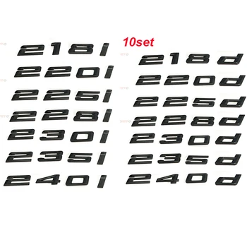 

3d logo sticker For BMW F22 F45 2 Series 218i 220i 225i 228i 230i 235i 240i Rear Boot Number Letters Stickers Emblem Logo Decals