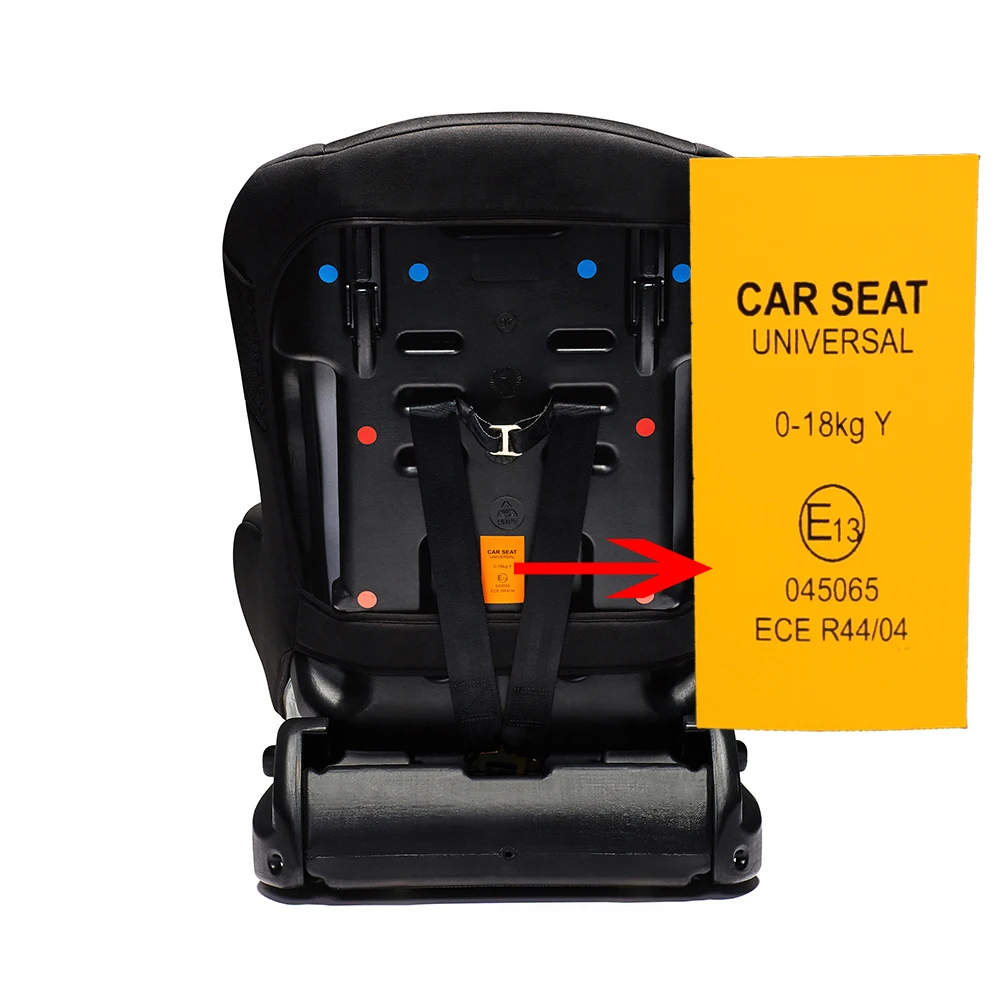 Baaobaab Red Baby Convertible Child Safety Car Seat Sit Against Driving Direction Portable Reclining 0-18kg 0 Month-4 Years