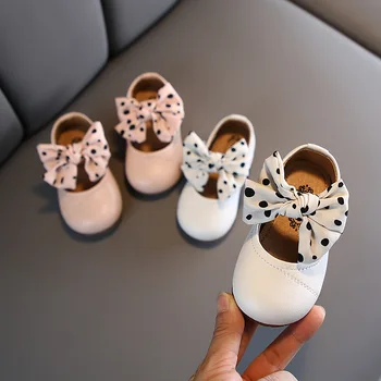 

Spring Girl Casual Shoes Bow Princess Shoes Dance Shoes Children Shoes Toddler Girl Leather Shoes