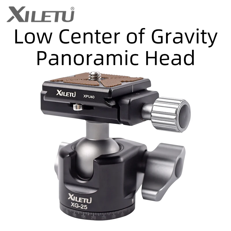 Camera Panoramic Tripod Ball Head 360 Degree Quick Release With 1/4 Screw