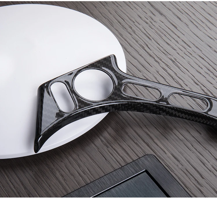 T-carbon Car Interior Accessories Carbon Fiber Steering Wheel Cover For Nissan GTR R35 2008-2014