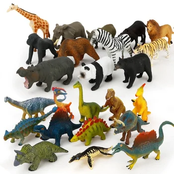 

Children Cognition Model Early Education Toys Mini Simulation Dinosaur Ocean Wild Animal World Decoration Sand Table Scene Toys