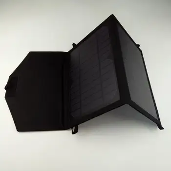 

14 Watt Folding Solar Panel Backup 5V USB Battery