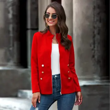 

Fashion Women Streetwear Jacket Long Sleeve Zip Up Autumn Coat Female Outerwear Tops Women Jackets