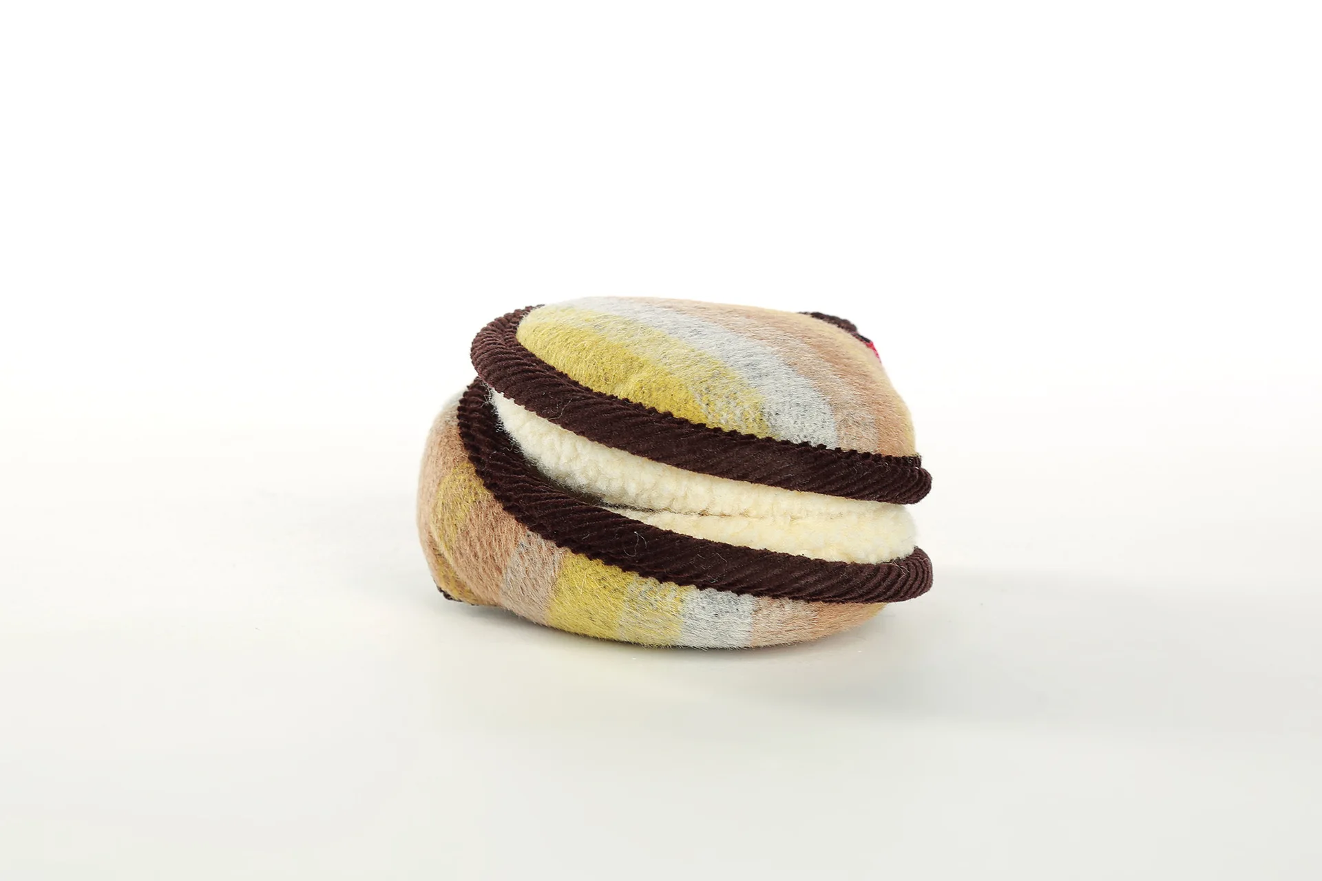 Manufacturers Direct Selling Supply Plush Multi-color Stripe Earmuff Universal Style Adult after Wear-Ear Covers Wholesale
