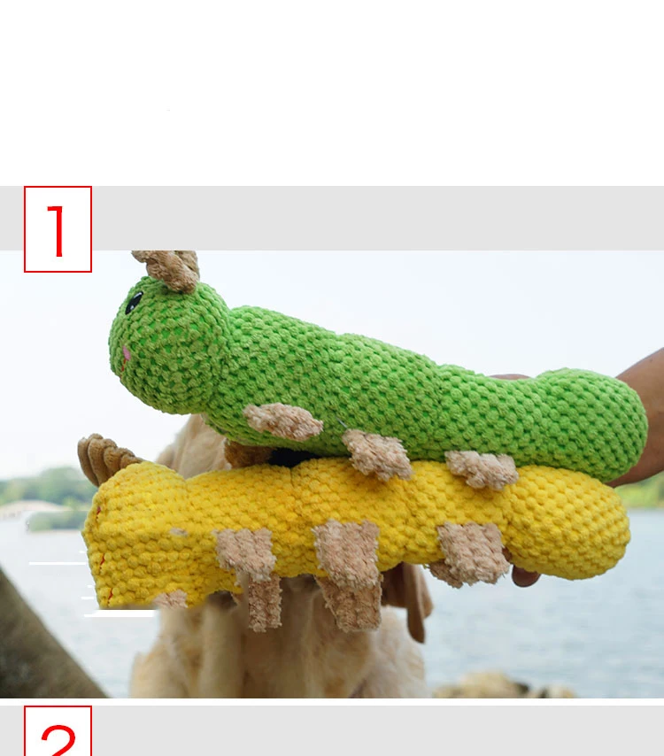 Pet toy large dog bite resistant toothbrush golden hair Labrador small, medium and large dog vocal doll