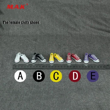 

1/6 ZY1002 Scale Female Hollow Cloth Shoes 4 Colors Inside Empty for 12 inches Woman Action Figure Body Accessory