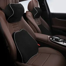 Подушка для поддержки автокресла универсальная защита поясницы поддержка и подголовник подушка для автомобиля Стайлинг боль в нижней части спины