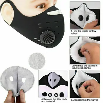 

5 Layer PM2.5 Face Filter Insert Activated Carbon Breathing Filter Paper Insert