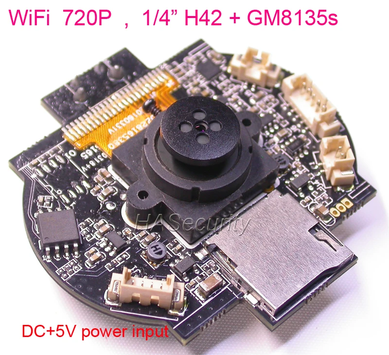 Кнопка стильная головка 3 7 мм объектив WiFi 720P 1/4 &quotH42 CMOS датчик изображения + GM8135s IP