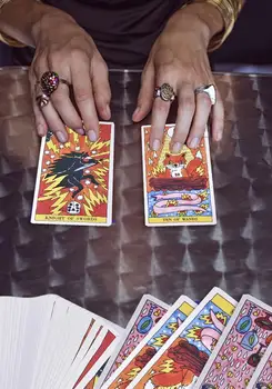 

2020 78/set Tarot Del Fuego Tarot Cards Deck Set Del Fuego Tarot Cards English Version Card Board Games Accessories Divination