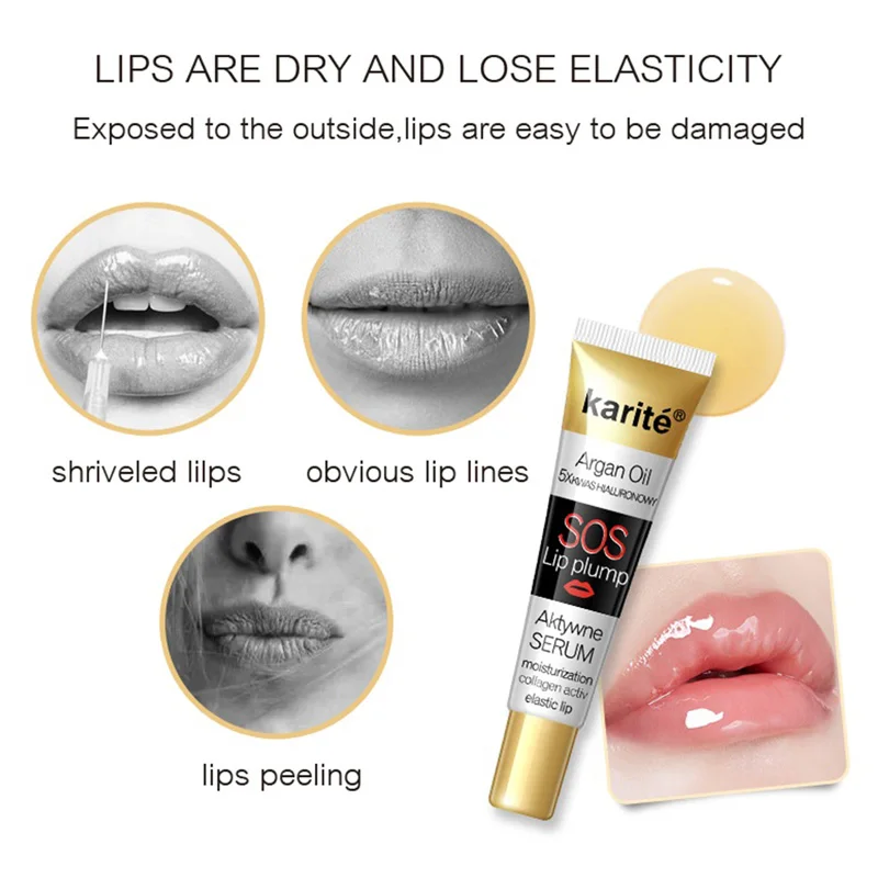 Lip Plumper Shiny Liquid Lipstick Long Lasting 3D Sexy Volume Plump It Lip Gloss Moisturizing Sexy Big Lips Essence Lipgloss Ba