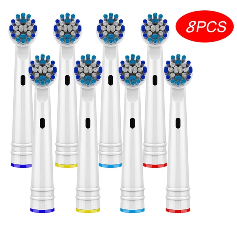 8 Uds cabezas de cepillo de dientes de reemplazo para Oral B 3D Whiting cabezas de cepillo de dientes Braun cabezales de cepillo de dientes eléctrico para Oral B Dropshipping. Exclusivo.