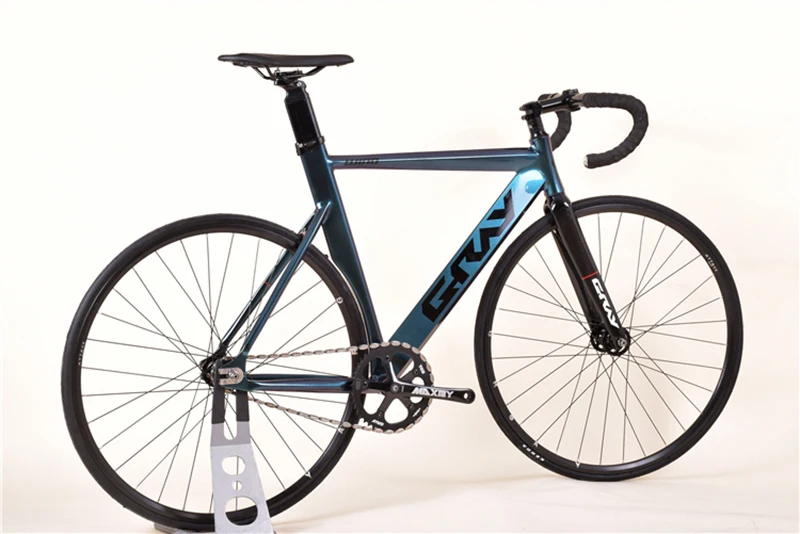 Fixie Bike 52cm frame single speed bike Welding frame white color Aluminum alloy Customize Track Bicycle 700C wheel