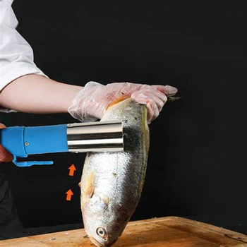 

Waterproof Ergonomic Scale Removal Seafood Tool Electric Rechargeable Cleaning Adjustable Fish Scaler Kitchen Powerful Rotating