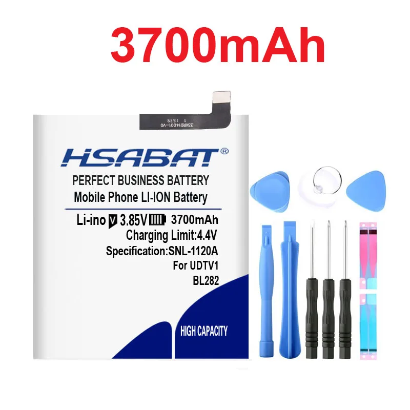 Аккумулятор HSABAT 3700mAh BL282 для lenovo UDTV1