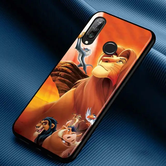 The Lion King Silicone Phone Case for Huawei P30 P20 P40 Lite E Pro P Smart Z Plus 2019 P10 P9 Lite Black Cover Style 13
