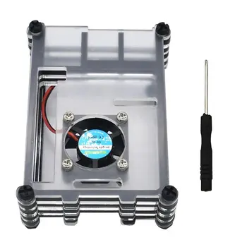 

9 Layer Acrylic Clear Box Case Cover Shell for Raspberry Pi 4 Model B ABS Material Clear Acrylic Case