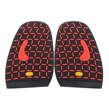 Footful пара защитные резиновые полуподошвы противоскользящие Для Обуви Ремонт черный красный