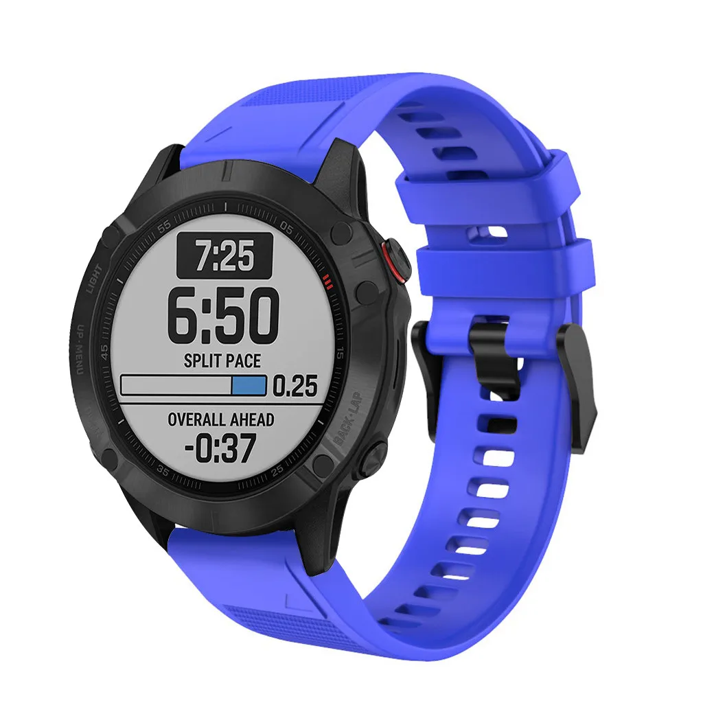 Ouhaobin 26 мм 22 мм ремешок для Garmin Fenix 6/Fenix 6Pro часы Quick Release силиконовые легко подходят наручный ремешок 909#2