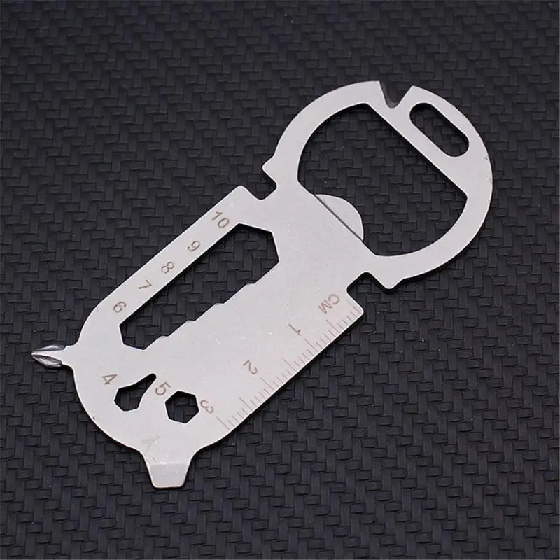 Titanium Alloy Multi-Tool Clip - Keychain Holder, Bottle Opener, Wrench, Screwdriver, For Camping & Hiking - View #6