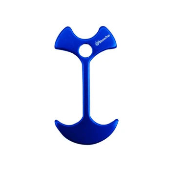 

Fishbone Nails 4pcs Aluminum Alloy Anchor Peg For Deck Board Ground Gallery Road wear ropes directly or use climbing buckles
