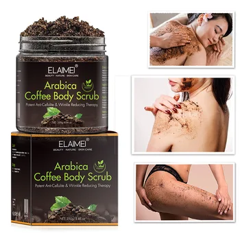 

Coffee Scrub Dual Body Scrub Cream Facial Dead Sea Salt For Exfoliating Whitening Moisturizing Anti Cellulite Treatment Acne