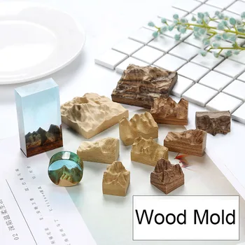 

Landscape Wood Mold Mountain and Valley Mold for Epoxy Resin Art Enchanted Forest Jewelry DIY Jewelry Making Supplies