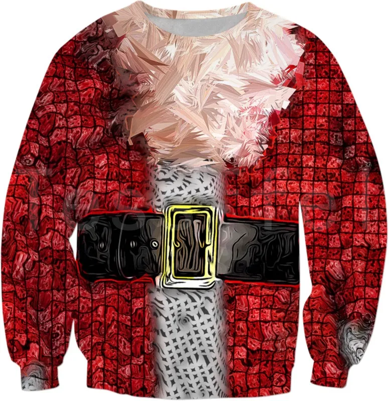 Sweatshirts Tessffel Счастливого Рождества Рождественский футболка с забавным мультипликационным принтом «красочные костюмы новая мода Harajuku 3DfullPrint унисекс толстовки Для мужчин Для женщин S-6 - Цвет: Sweatshirts