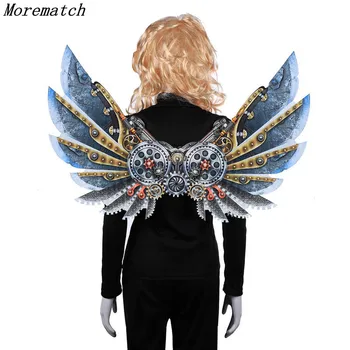

Morematch Burning Man Carnival Party Unique Adult Decoration Steam Punk Wings Costume Steampunk Accessories
