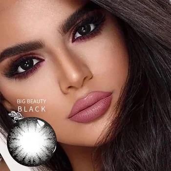 

2pcs/pair Big Eye Series Colored Contact Lens Cosmetic Contacts Lenses Eye Color Lenses 14.5mm Eye Soft Colored Eye Lenses UYAAI