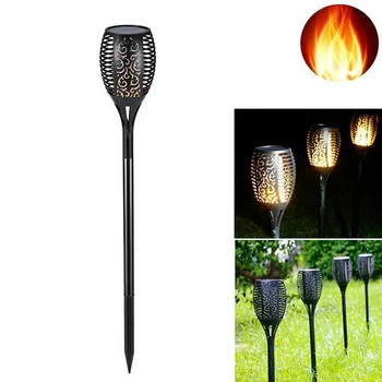 

1/2/4pcs 96Leds Solar Flame Torch Lamp Outdoor Lights Solar Garden Light Courtyard Balcony Lawn Path Spotlight Flickering Lamp