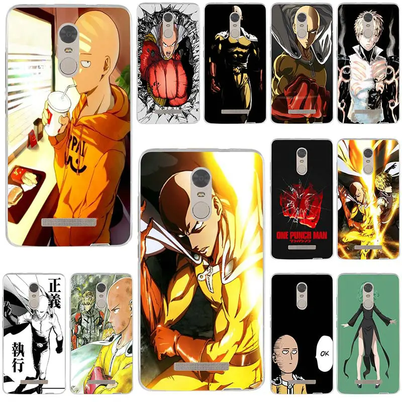 

Anime One Punch Man Soft TPU Mobile Phone Case for Xiaomi Mi Redmi Note 3S 4 4X 4A 5 5S 5A 6 6X 6A 8 A1 Pro Plus Max 3 Shell Bag