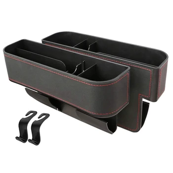 

Car Seat Space Storage Box Cup Holder Mobile Phone Holder Multifunctional Auto Parts PU Seat Space Car Storage Bag