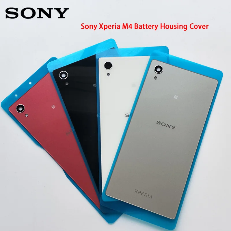 Оригинальный чехол для SONY Xperia M4 Aqua задняя крышка батарейного отсека Корпус с NFC