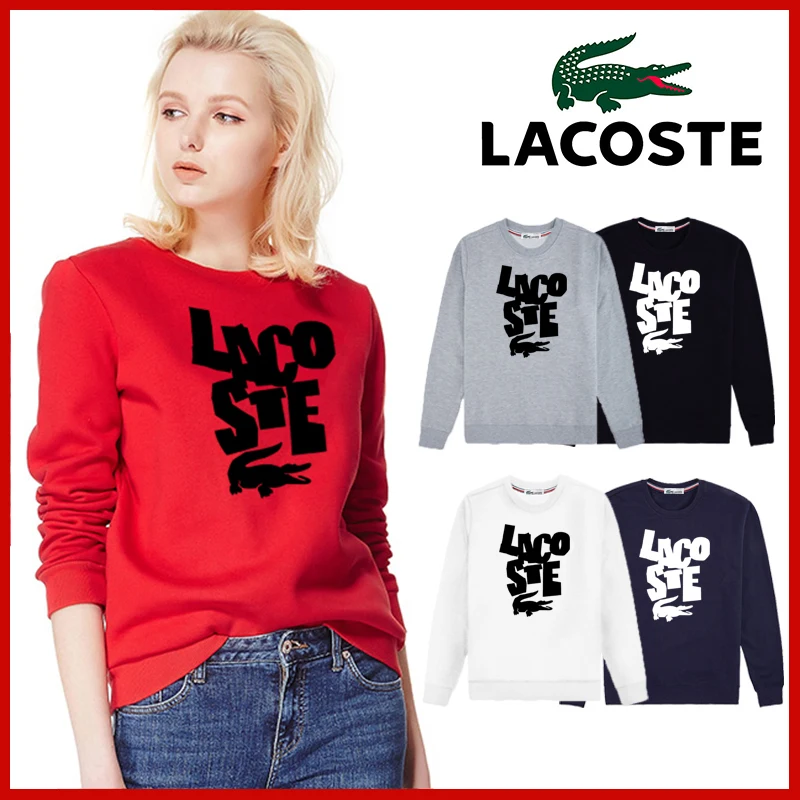 

Lacoste- New Hooded family ms's casual Cotton top fashion hooded sweatshirt 3 orders