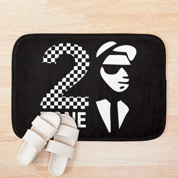 

The Specials 2 Tone | Rude Boy Two Tone Ska 2 Music Records Bath Mat Bathroom Bath Mat Set Mirrofiber Cartoon Bath Rug Set