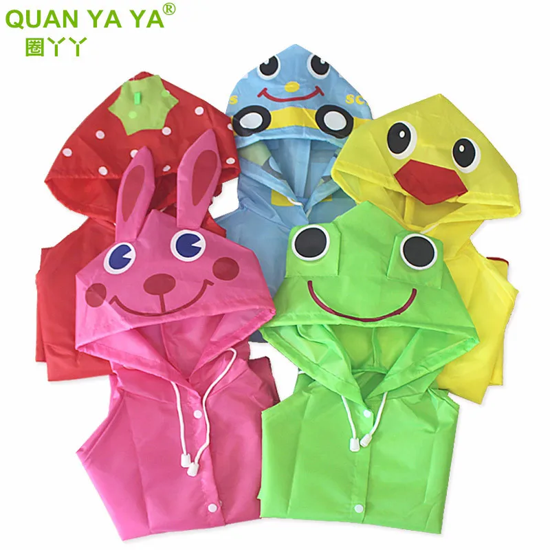 

Disney Cartoon Animal Style Waterproof Kids Raincoat Waterproof Rain Poncho Boy Girls Raincoat Student Rain Gear Cute Outdoor