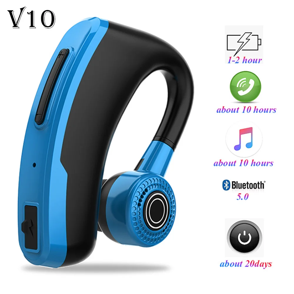 V10 / V9 Bluetooth наушники стерео с микрофоном беспроводные гарнитура для спорта