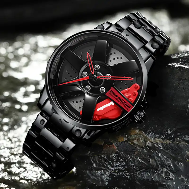 nektom jant izle hub ozel tasarim spor araba janti spor saat su gecirmez yaratici 2020 erkek izle mens tekerlek kol saati quartz watches aliexpress