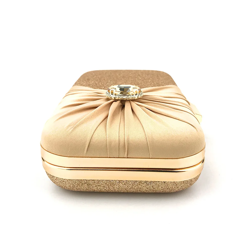Модная вечерняя сумка для женщин, ручная работа, плиссированная женская сумка для платья, бриллиантовый банкетный клатч, вечерняя сумка для девушек