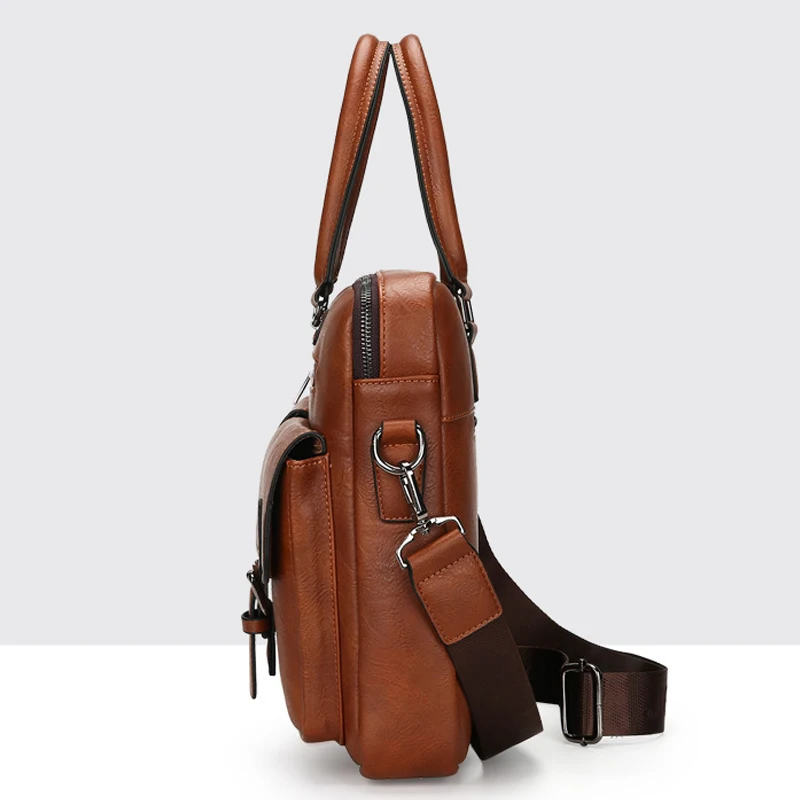 computer bag 14 inch men handbag messenger black brown briefcase men 13 brown leather bag for men mens work bags