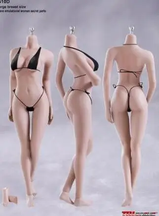 body 1/6 SET036 сексуальный женский монстр Охотник Единорог голова комплект одежды для 1" Женский PH кукла S10D фигура тела - Цвет: body