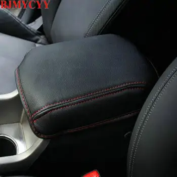 

For Kia Sportage 2019 Accessory Leather Car Armrest Pad Center Console Arm Rest Seat Box Pad Protective AT car interior