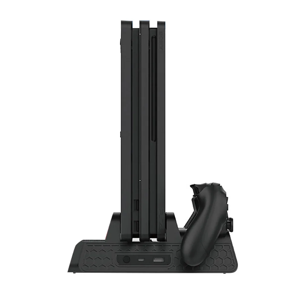 ABS TP4-882 PS4 радиатор Встроенный два вентилятора передачи данных ручка зарядки игровой консоли охлаждающая база для PS4/PS4 Slim/PS4 Pro