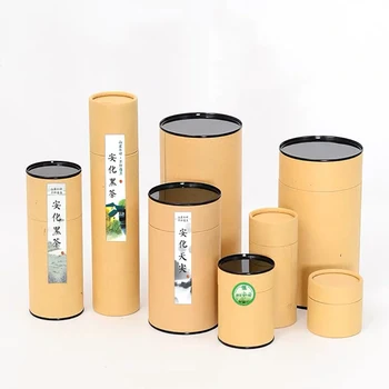 

Star Packaging Hot Selling Natural Brown Kraft Cardboard Green Tea Bag Packing Paper Tube