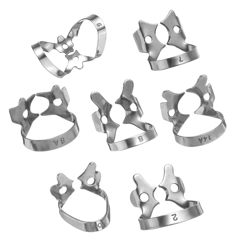 

Dental Rubber Dam Clamp Endodontic Restorative Dam Clip Holder Stainless Steel Orthodontic Oral Care Material Equipment Tool